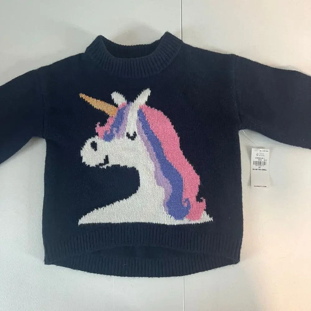 NEW Old Navy Unicorn Sweater Size 2T